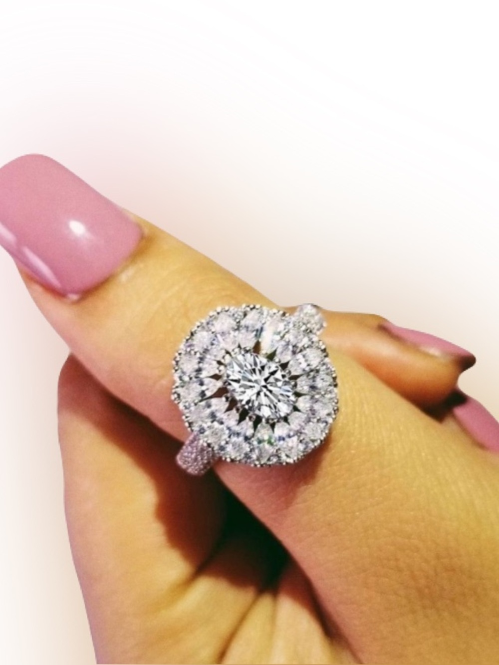Sterling Silver CZ Ring (Size 7.5) NEW WITH TAGS